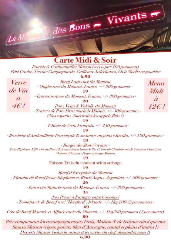 La Maison des Bons Vivants - Restaurant Pertuis - bien manger PERTUIS